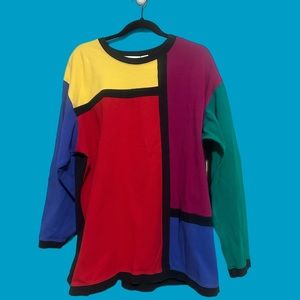 VTG Color block Long Sleeve